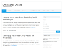 Tablet Screenshot of christophercheong.net